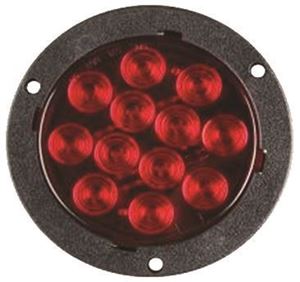 Picture of 4" Round LED Light Stop/Tail/Turn Flange Mount, 12 LED