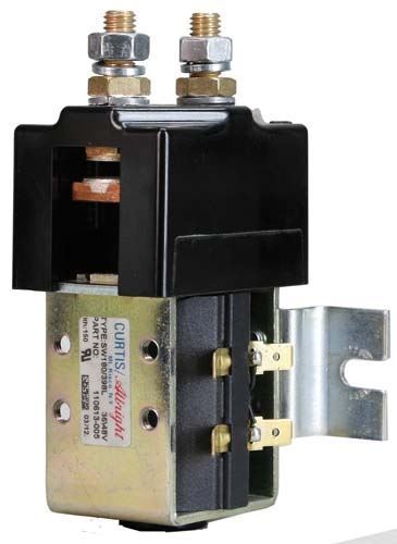 Picture of Solenoid; 36 Volt High Amp Curtis, SW180 w/Bracket