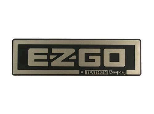 Picture of Nameplate (EZGO/Textron) Gold EZ 08-up TXT