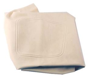 Picture of SEAT BOTTOM COVER WHITE CC 04-UP PREC