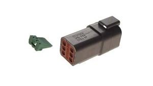 Picture of 6768 6 PIN RECEPTACLE/WEDGE LOCK CC