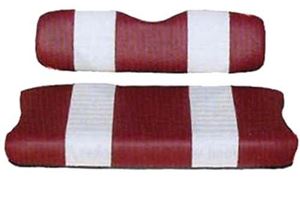 Picture of SEAT COVER SET,RED/WHTE,FRONT,YAM G2/G9