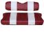 Picture of SEAT CUSHION SET,RED/WHTE,FRONT,CC 79-99