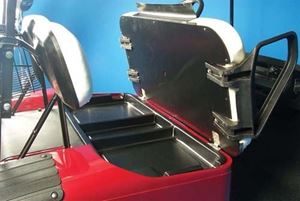 Picture of UNDERSEAT TRAY BLACK EZGO 94 UP (BIG)