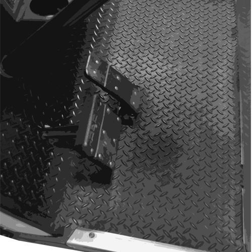 Picture of Replacement Diamond Plated Floormat for Club Car DS