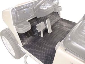 Picture of Floor Mat Cover EZGO 2001.5-2009.5 36v only Diam Plate Blk
