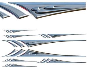 Picture of 6637-1 GRAPHICS, LANCE, CHROME EFFECT