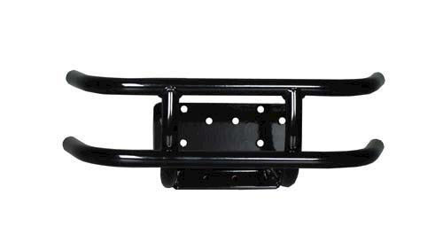 Club Car DS & Carryall Golf Cart Winch Mount Front Bumper Brush Guard