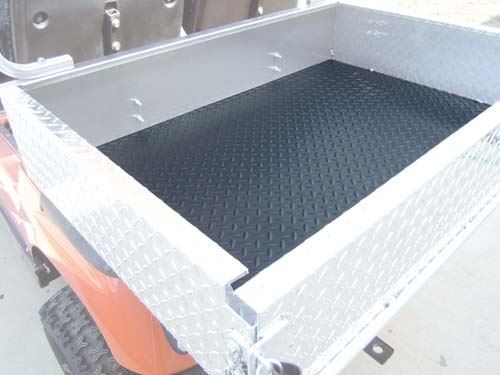 Picture of Diamond Plate Black Rubber Cargo Box Mat