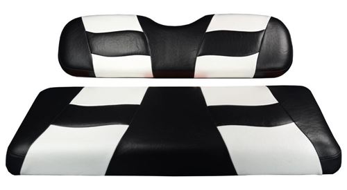 Picture of RIPTIDE FRONT SEAT COVER TXT BLACK/WHITE