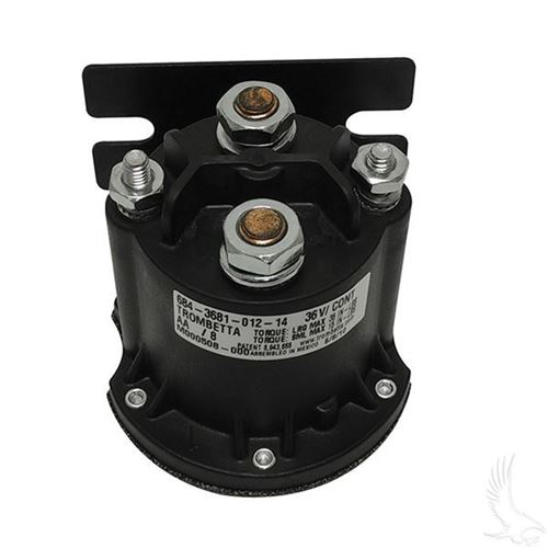 Picture of SL-1019 Solenoid, 36V 4 Terminal, E-Z-Go RXV Electric Danaher Controller