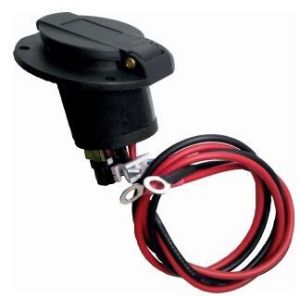 Picture of 2RC060 StarEV Classic 3 Prong charger receptacle w/harness. switch and charger wires.