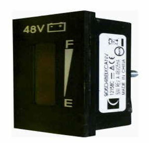 Picture of StarEV OEM 2MT220 Battery Charge Indicator (48V)(Curtis 906D48BXCANV) for Classic. (High Voltage Reset with/ Memory.)