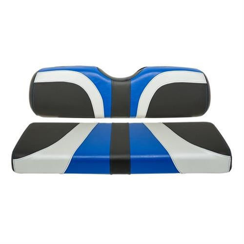 Picture of 10-287 BLADE FRONT SEAT COVER T48/RXV/TXT CFBLK, SILVER, ALPHA BLUE