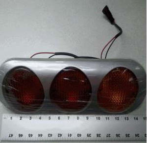 Picture of StarEV OEM 2LT410 Tail Lights -Deluxe Bus - Rear assy. - (Driver Side) (Red - Red - Orange)