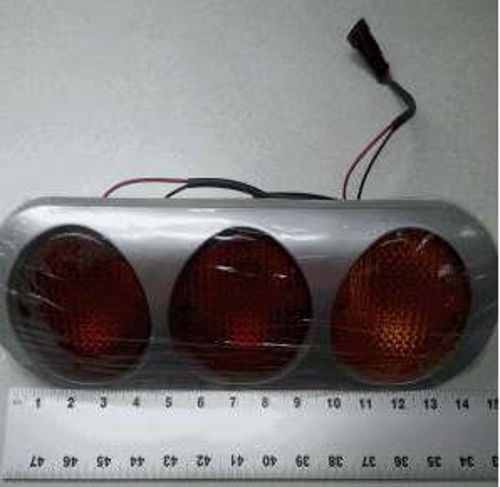 Picture of StarEV OEM 2LT410 Tail Lights -Deluxe Bus - Rear assy. - (Driver Side) (Red - Red - Orange)