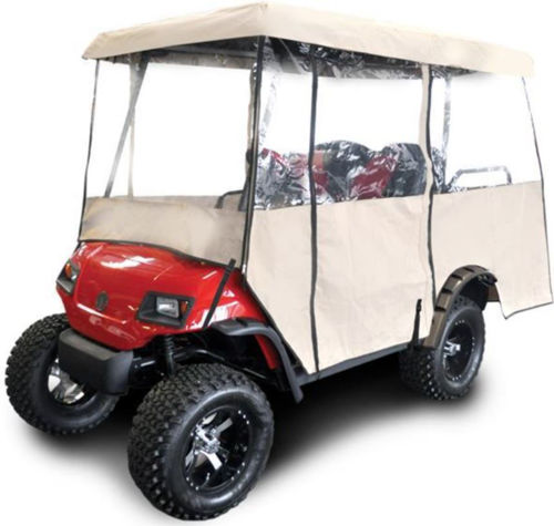 Picture of 21-015 RED DOT ENCLOSURE FOR CARTS WITH 88” TOP Tan