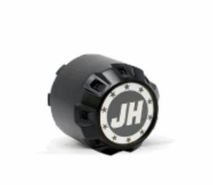 Picture of StarEV OEM 2CC116 Center Cap (MATTE BLACK) with "JH" logo sticker -- SHORTER