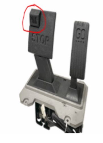 Picture of StarEV OEM 2PD711 PARK pedal on Brake Pedal for 2P SIRIUS or Capella with Manual brakes