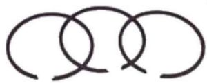 Picture of 4511 Columbia / HD 2-Cycle Gas Piston Ring Set Years 1963-1995