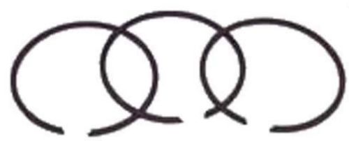 Picture of 4511 Columbia / HD 2-Cycle Gas Piston Ring Set Years 1963-1995