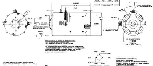 Picture of 170-513-0003 Bad Boy Buggies DA8-4013 Replacement Motor
