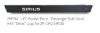 Picture of StarEV OEM 2RP761 - LED Rocker Panel - Driver Side Black with “Sirius” Logo for 2P / 2+2 SIRIUS