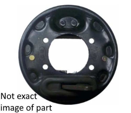 Picture of StarEV OEM 2BP025 Brake Drum Backing Plate Assembly - Rear (Passenger Side)