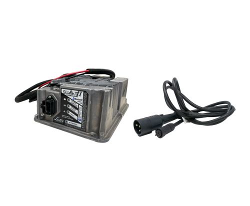 Picture of StarEV OEM 2CH201 Charger -Assembled OFF-Board Lester Summit II for 48V (YEEDA Receptacle) , with Cord & handle