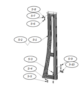 Picture of StarEV OEM 2BK650 B pillar (left)