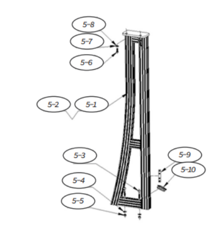Picture of StarEV OEM 2BK651 B pillar (right)