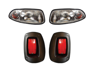 Picture of StarEV OEM 2LT142 Electric Light kit for EZGO RXV with LED tail lights (includes hardware) (2008- 2015)