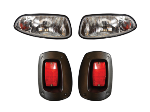 Picture of StarEV OEM 2LT142 Electric Light kit for EZGO RXV with LED tail lights (includes hardware) (2008- 2015)
