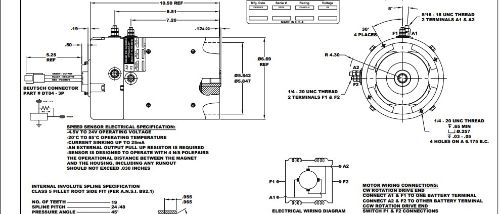 Picture of 170-513-0001B  Bad Boy Buggies DA7-4009 Replacement Motor