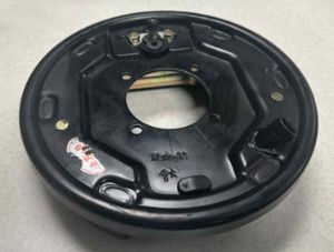 Picture of StarEV OEM 2BP030 8 - 14P M-Series REAR DRIVER Backing Plate assy with Bleeder valve.